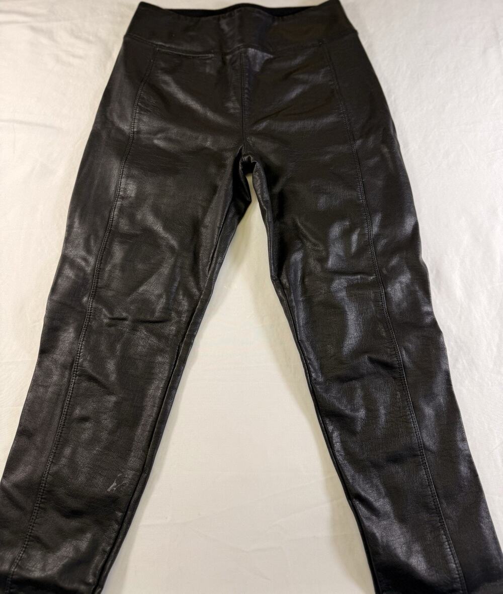 Vylette High Rise Ponte Legging Women's Size Smal Skinniest Black Pockets